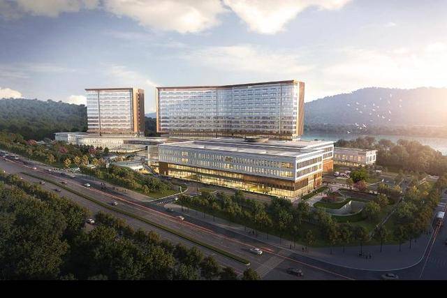 山東省住房和城鄉(xiāng)建設(shè)廳到黃島區(qū)中醫(yī)醫(yī)院建設(shè)項(xiàng)目調(diào)研:建設(shè)項(xiàng)目