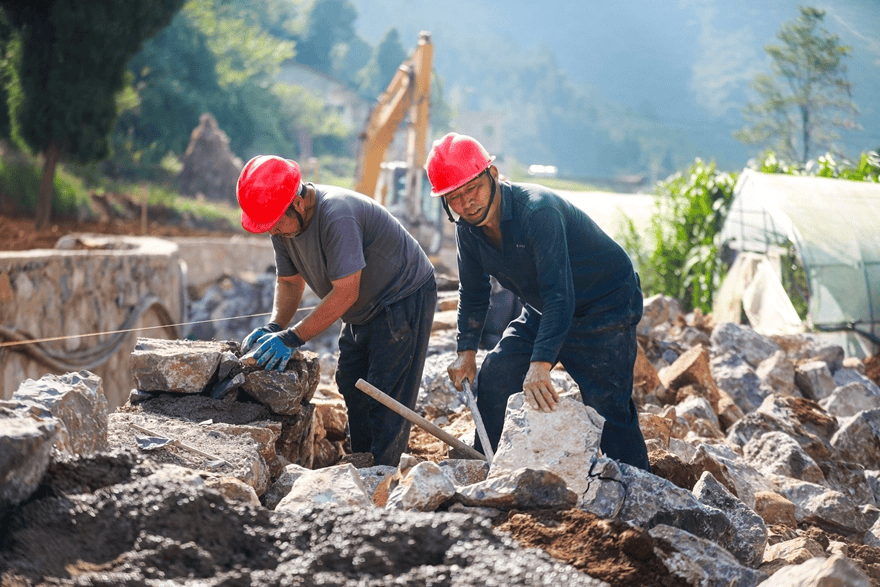 【天眼影像】黔西：水利工程建設(shè)正酣:建設(shè)工程